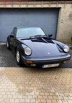 Porsche 911 3,2 L Carrera Targa 1985, Auto's, Porsche, Metaalkleur, 4 zetels, Achterwielaandrijving, Zwart