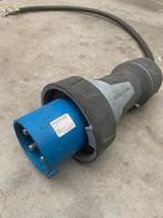 Stekker CEE Mennekens 125 A/9h. 3F+PE, Ophalen of Verzenden, Zo goed als nieuw, Stekker