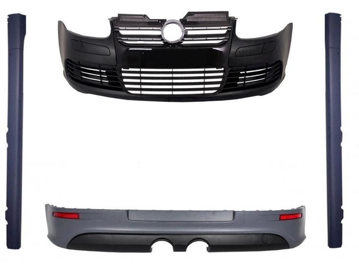 VW Golf 5 Bodykit GTI Grille Zwart R32 Look, Auto diversen, Tuning en Styling, Ophalen of Verzenden