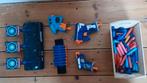 NERF 3 pistolets et 3 cibles électroniques Flèches offertes, Ophalen, Zo goed als nieuw