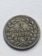 Nederland 5 Cents 1850 Willem III, Postzegels en Munten, Munten | Nederland, Ophalen of Verzenden