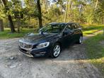 Volvo v60 D6 2014, Auto's, Volvo, Automaat, Zwart, Blauw, Leder