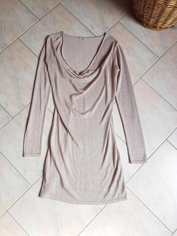 gouden jurk, Kleding | Dames, Jurken, 3 Suisses Collection, Beige, Nieuw, Ophalen of Verzenden
