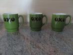 Oxo 3 tasses vintage, Collections, Ustensile, Utilisé, Enlèvement ou Envoi