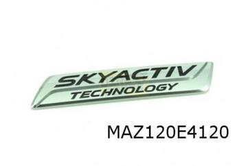 Mazda 3 embleem tekst ''SkyActiv technology'' achter Origine
