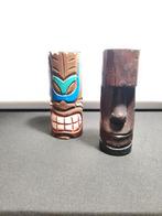 Figurines en bois Tiki, Antiquités & Art, Enlèvement ou Envoi