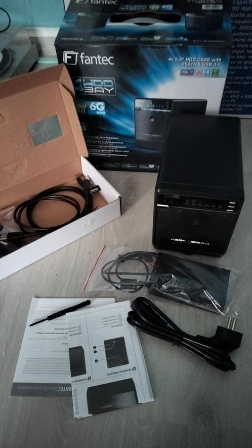 Fantec 4bay HDD behuizing, Computers en Software, NAS, Zo goed als nieuw, Ophalen of Verzenden