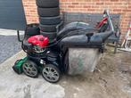 Bladzuiger zelfrijdend, Tuin en Terras, Bladblazers, Ophalen, Gebruikt, Met neuswiel, Benzine