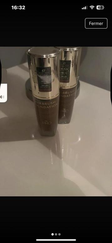 Lot de 2 Fond teint Pro à couvrance totale pour peau foncée beschikbaar voor biedingen