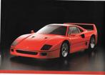 Brochure sur la FERRARI F40, Livres, Autos | Brochures & Magazines, Enlèvement ou Envoi, Comme neuf, Ferrari