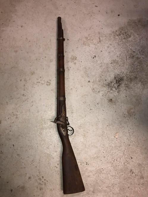 Ancien fusil a poudre noir, Verzamelen, Militaria | Algemeen, Ophalen of Verzenden