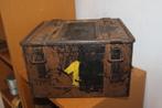ABBL WW2 Munitiekoffer BELGISCHE LEGER., Verzamelen, Verzenden, Landmacht, Kleding of Schoenen