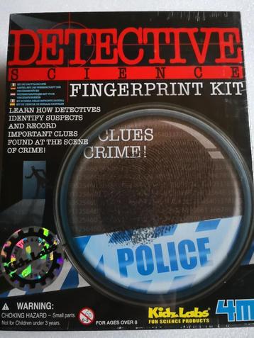 Detective science - fingerprint kit 