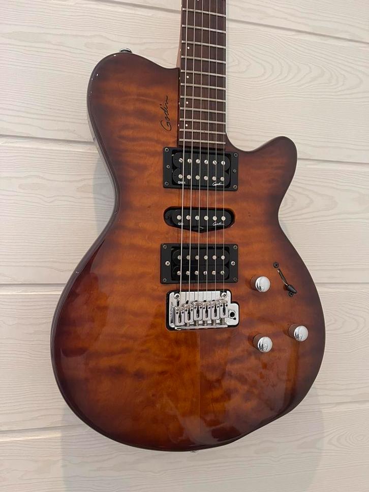 Guitare électrique, Muziek en Instrumenten, Snaarinstrumenten | Gitaren | Elektrisch, Zo goed als nieuw, Ophalen
