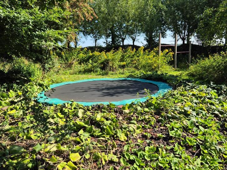 trampoline berg 430, Kinderen en Baby's, Speelgoed | Buiten | Trampolines, Gebruikt, Ophalen