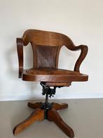 Vintage bureau stoel, Huis en Inrichting, Ophalen, Gebruikt, Bruin, Klassiek