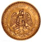 Pièce en or 2 Pesos 1945 Mexique, Enlèvement ou Envoi, Monnaie en vrac, Or, Autres pays