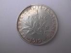 Frankrijk : 1 FF 1912 in zilver, Frankrijk, Zilver, Losse munt, Verzenden