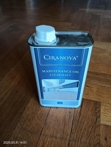 Ciranova maintenance oil - 500ml beschikbaar voor biedingen