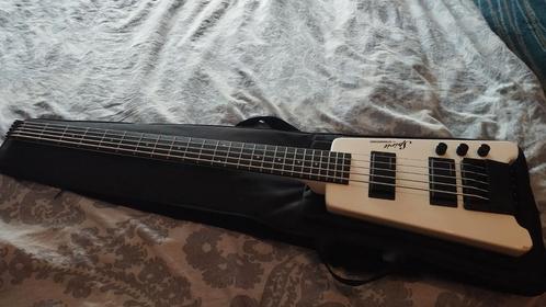 Steinberger Spirit XT-25 White (5 cordes), Musique & Instruments, Instruments à corde | Guitares | Basses, Comme neuf, Enlèvement ou Envoi