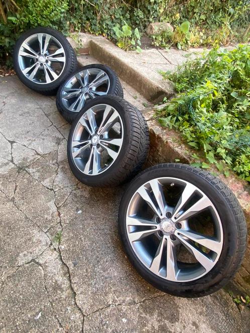 4 onberispelijke wielen en banden MERCEDES W205, Auto-onderdelen, Banden en Velgen, Banden en Velgen, Winterbanden, 18 inch, 225 mm