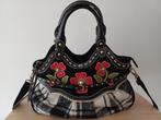 Sac à main Leontine Hagoort en laine et cuir — Comme neuf, Bijoux, Sacs & Beauté, Sacs | Sacs Femme, Enlèvement ou Envoi, Comme neuf