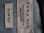 Jeans zara man hemd small, Tour de cou 38 (S) ou plus petit, Bleu, Zara man, Porté