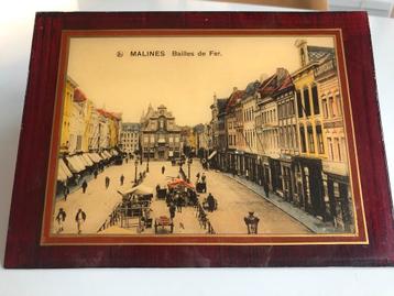 Photo scellé dans du verre avec ajout de nacre, Enlèvement ou Envoi, Utilisé, Photo