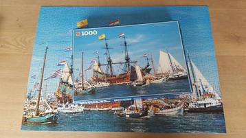 Puzzel VOC Retourschip Batavia 1000 stukjes volledig