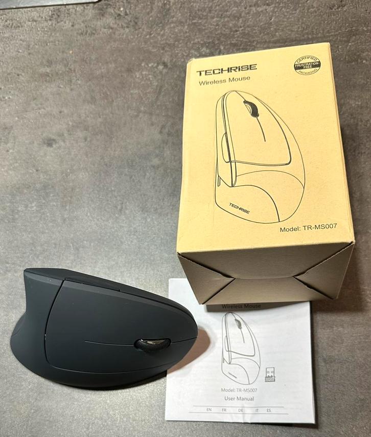 ️ Souris Sans Fil Ergonomique Verticale - TECHRISE (Neuve), Informatique & Logiciels, Souris, Comme neuf, Souris, Sans fil, Ergonomique