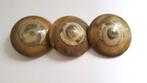 3 grote design knopen in Bakeliet. Jaren '50., Ophalen of Verzenden