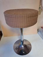 Barkruk tabouret Chrome, Huis en Inrichting, Barkrukken, Ophalen, Gebruikt, 60 tot 90 cm, 1 kruk