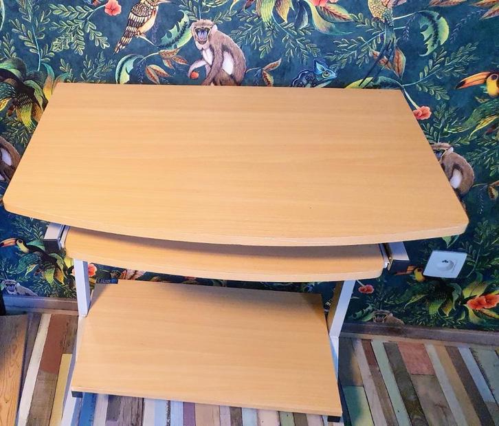 computertafel, Huis en Inrichting, Kasten | Computermeubels, Zo goed als nieuw, 70 tot 120 cm, 70 tot 120 cm, 40 tot 80 cm, Metaal