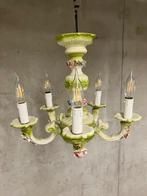 Porseleinen luster / Kroonluchters in Capodimonte stijl, Ophalen, Gebruikt, Overige materialen, Capodimonte stijl
