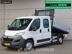 Citroën Jumper 130PK Kipper Dubbel Cabine Trekhaak Euro6 Ti, Auto's, Stof, Gebruikt, Euro 6, 4 cilinders