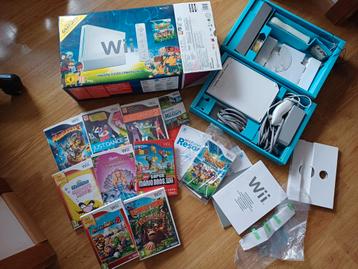 Wii + spelletjes + boxen +... beschikbaar voor biedingen