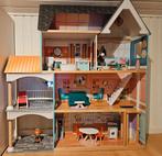 Houten poppenhuis XXL van Kidkraft, met meubels, Kinderen en Baby's, Speelgoed | Poppenhuizen, Ophalen, Gebruikt, Poppenhuis