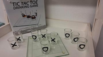 drankspelletje oxo shotglaasjes 9x tic tac toe beschikbaar voor biedingen
