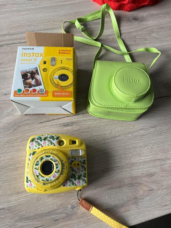 Fujifilm Instax Mini 9/ limited edition/ met opbergtas, Audio, Tv en Foto, Fotocamera's Digitaal, Fuji, Ophalen