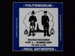 autocollant Musée de la Police au Fort 2 à Wommelgem, Collections, Autocollants, Enlèvement ou Envoi, Neuf, Société ou Association