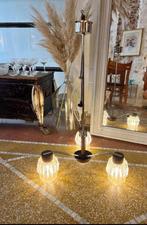 Lustre vintage, Huis en Inrichting, Lampen | Kroonluchters, Scandinave, Zo goed als nieuw, Ophalen, Glas