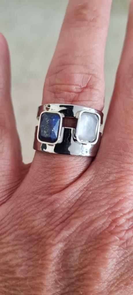 Bague Melina achetée chez Bijoux Victoria en parfait état, Bijoux, Sacs & Beauté, Bagues, Neuf, Femme, 19 à 20, Bleu, Fer ou Acier