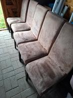 Stoelen, Ophalen, Gebruikt, Bruin, Stof