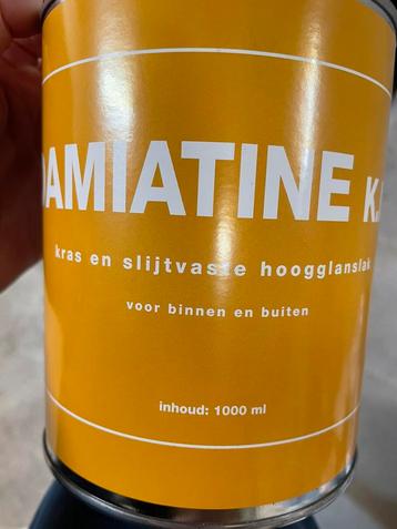 Damiatine bruine kras- en slijtvaste lak voor binnen/buiten