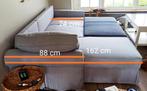 canapé gris daisy leenbakker convertible 3 pl. + méridiennne, Huis en Inrichting, Zetels | Zetels, Ophalen, Gebruikt, Cosy, fermette, chic