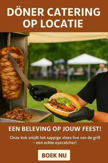 Catering op locatie beschikbaar voor biedingen