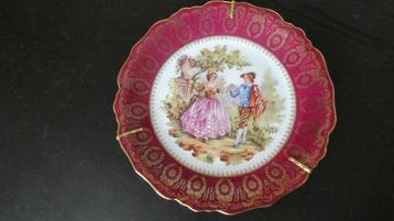 Limoges bord Porselein - Frankrijk. beschikbaar voor biedingen