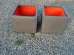 4 plantenbakken ( goede staat ), Ophalen, Kunststof, Minder dan 60 cm, Vierkant