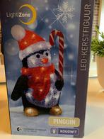 Kerstdieren met elektrische lichtjes hertje en pinguin, Diversen, Kerst, Ophalen, Zo goed als nieuw