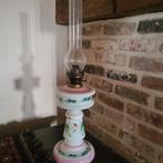 Vintage olielamp opaline, Antiek en Kunst, Antiek | Verlichting, Ophalen of Verzenden